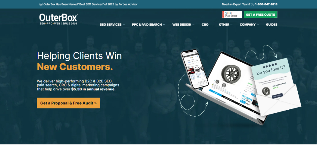 OuterBox is a top SEO web design agency SEO web design agency OuterBox