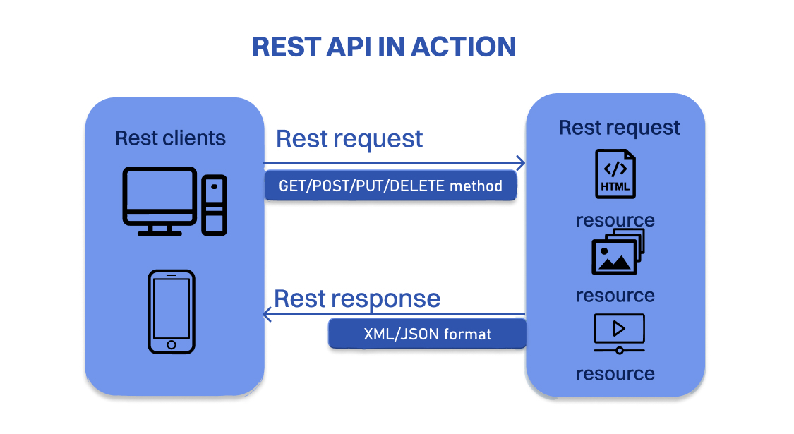 API is considered the most popular practice in back-end development REST API architecture